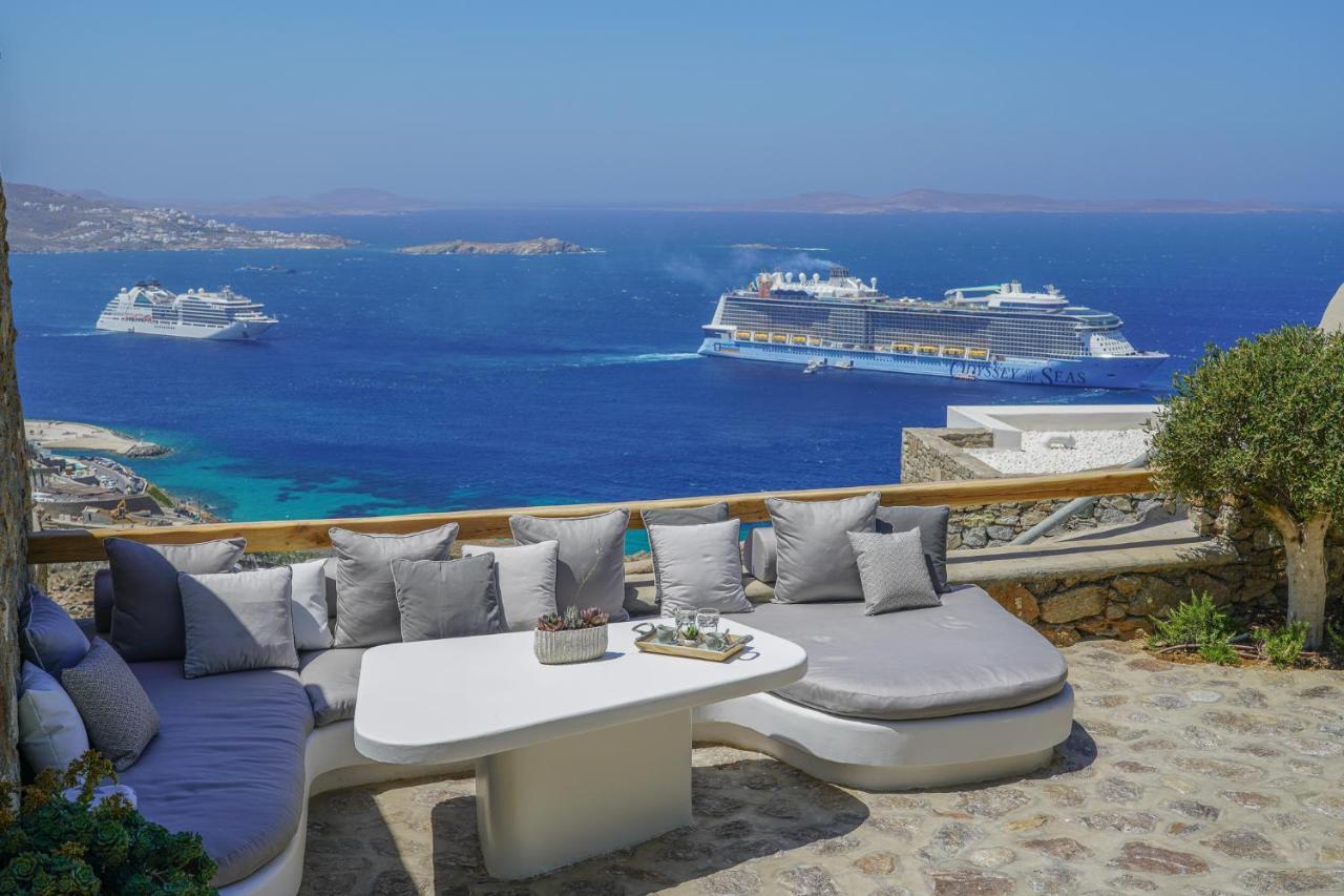 Apanema Villas, Mykonos Tourlos Bagian luar foto
