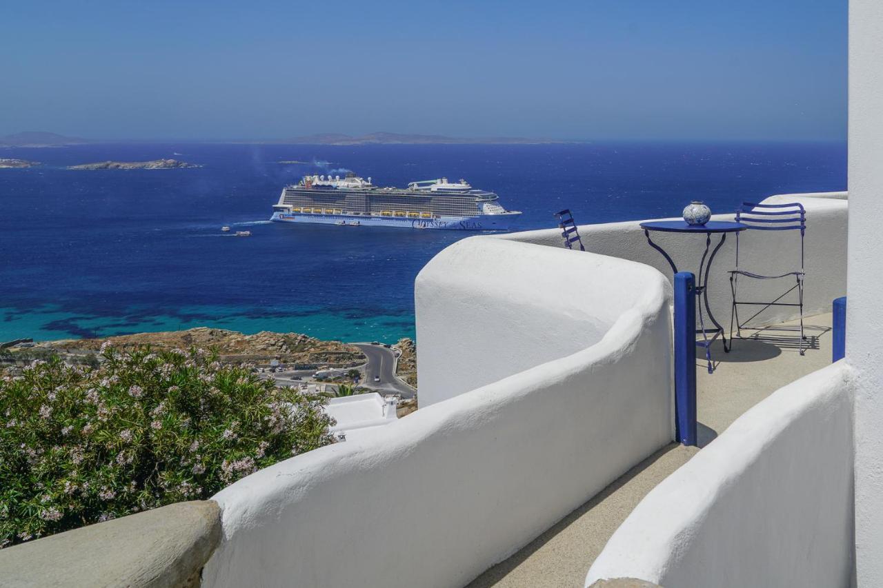 Apanema Villas, Mykonos Tourlos Bagian luar foto