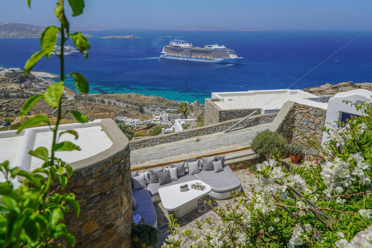 Apanema Villas, Mykonos Tourlos Bagian luar foto